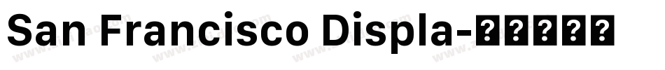 San Francisco Displa字体转换